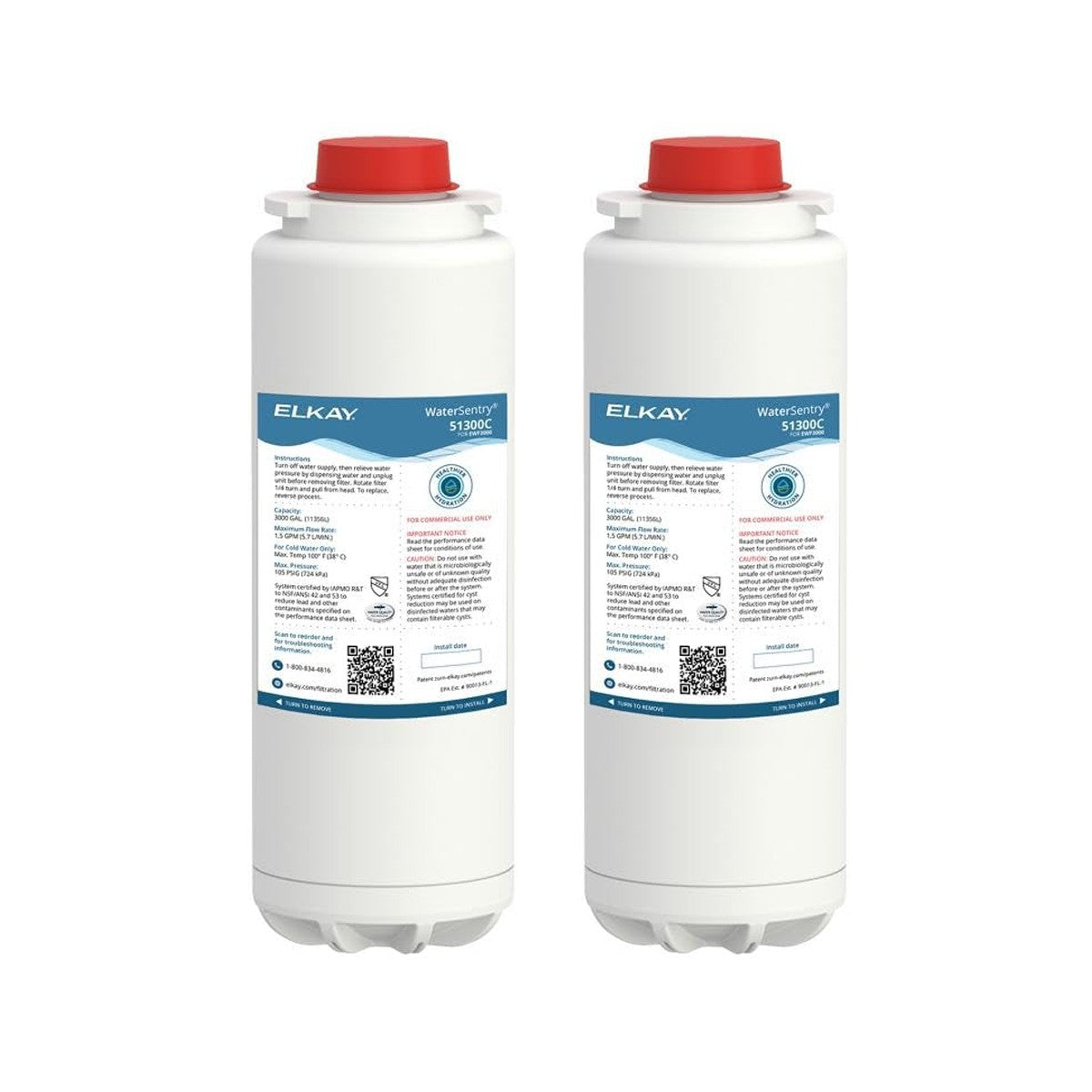 Elkay 51300c Replacement Filter 51300C, ERF750,55898C Filter (Bottle Fillers)