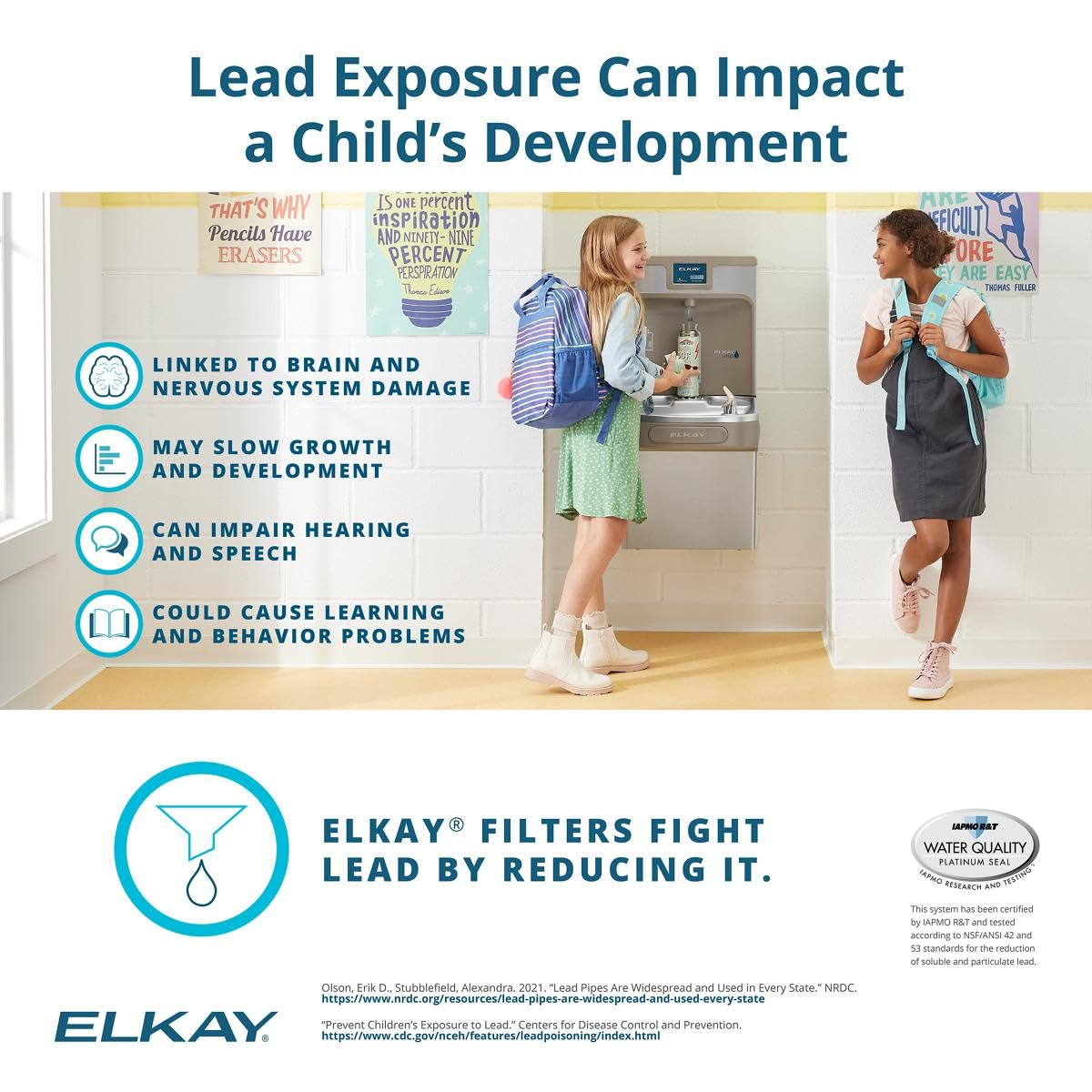 Elkay 51300C Replacement Filter Compatible With ERF750 and 55898C