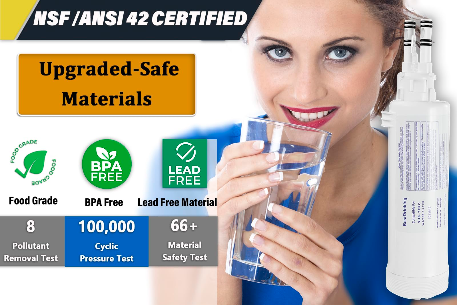 Sub-Zero 7023812 Refrigerator Water Filter Replacement Cartridge