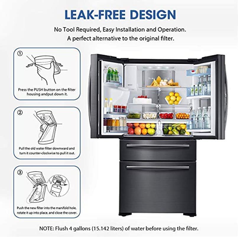 LG LT1000P,PC/PCS ADQ747935,ADQ74793501 Replacement Refrigerator Water Filter